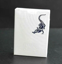 David Blaine Limited Metallic Blue Gatorbacks USPCC Playing Cards MetalLuxe Deck