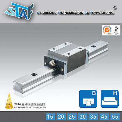 STAF BGXH20BL-1-L160-N-Z0 20Type Linear Guide 160L 2 Rail 2 Block 