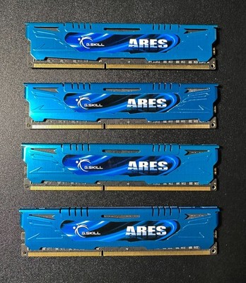 *TESTED* G.Skill Ares 32GB 4x8GB DDR3-1866 PC3-14900 CL10 RAM F3-1866C10D-16GAB