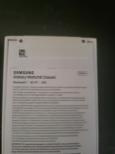Samsung Galaxy Watch8 Classic 46 mm Bluetooth/Wifi neuf scellé. - Photo 2 sur 3
