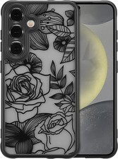 Samsung Galaxy S26 Case, Floral Rose Cute Phone Case for Women Girls Aesthetic