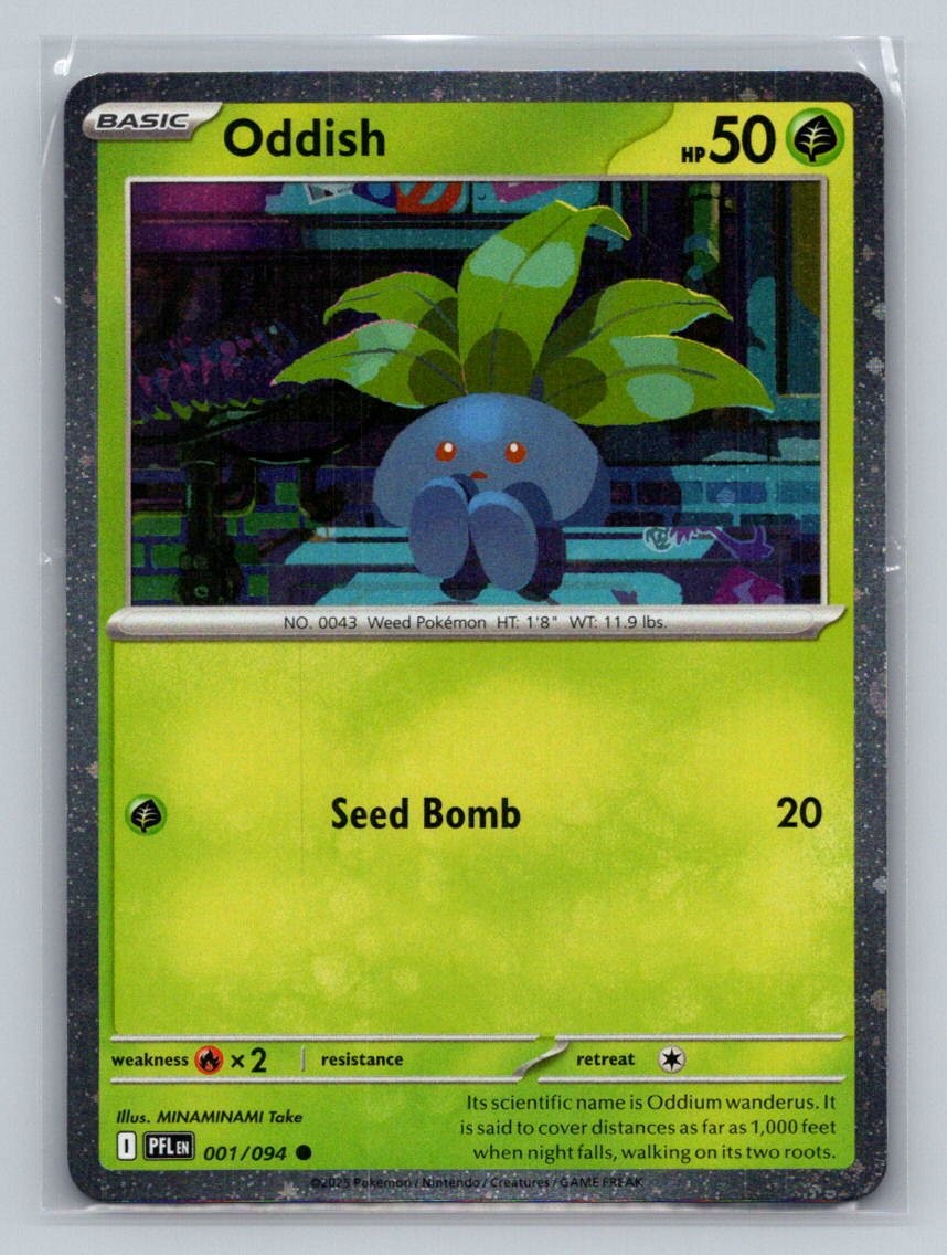 Oddish (Cosmos Holo) Holo Common Miscellaneous Cards & Products 001/094 NM