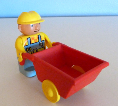 Lego Duplo Bob The Builder with Wheelbarrow