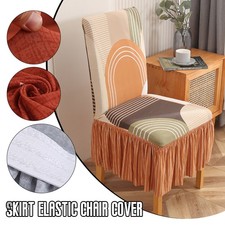 1Pc Dining Chair Cover Skirt Chair Cover Elastic Dining Chair Cover Universal.