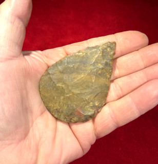 RARE ARCHAIC NATIVE AMERICAN INDIAN PRIMITIVE STONE BLADE / FOUND VT