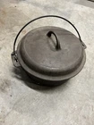 Wagner Ware Cast Iron Dutch Oven Self Basting Lid Made in USA