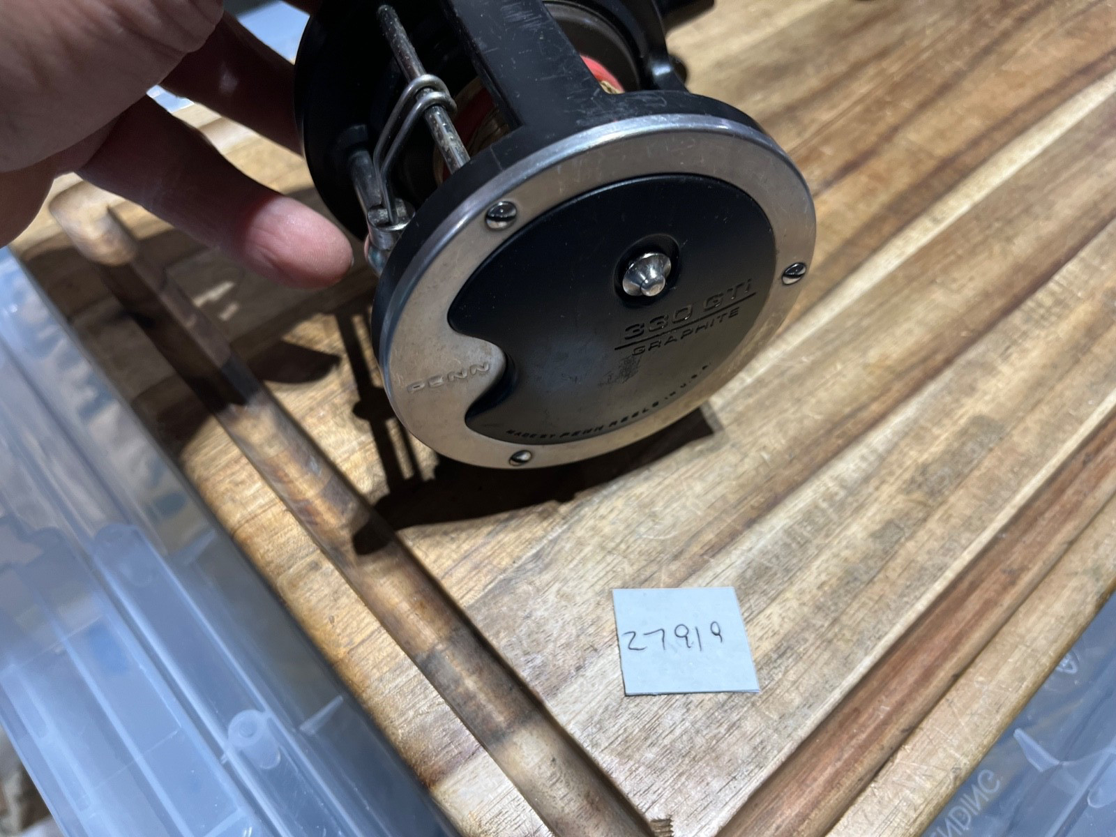 Penn 330 GTI fishing reel with power handle (27919)