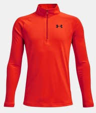 Under Armour NEW Boys YOUTH X-LARGE YXL Tech 2.0 Running Zip Moisture Wick LS