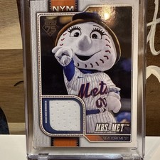 2026 Topps Series 1 Celebration Mrs. Met Patch #MAS-MRS Mascot Relic SP