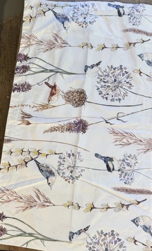 The Company Store Almohada Pájaros Falsa Estampado Floral Falsa Estándar - Imagen 3 de 3