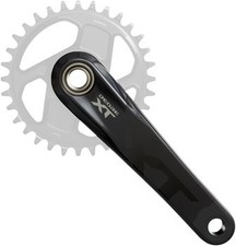 Shimano Deore XT FC-M8200 Crankset - 175mm, 1x, Direct Mount, Crankarms, Black