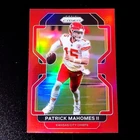 ☄️2021 Prizm Patrick Mahomes II ☄️TEAM COLOR MATCH TRUE RED PRIZM SSP☄️