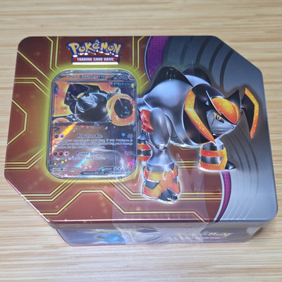 Pokémon TCG Paradox Destinies Tin Iron Boulder ex Promo + 5 Booster Packs