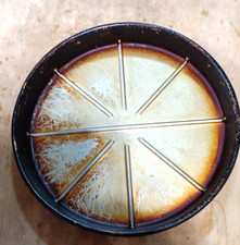 3 - Used, Seasoned Pizza Hut 12 inch Deep Dish Pizza Pans - 1 3/4" Deep