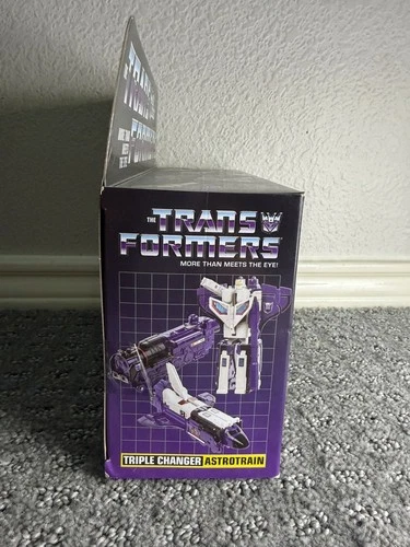 Transformers G1 Triple Changer Astrotrain 1985 Exclusive Reissue Evil Deception