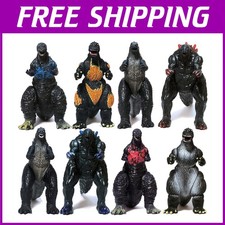 Godzilla Toy Figures Collection - 8 Pcs