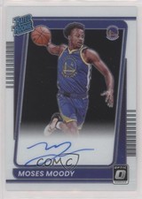 2021-22 Panini Donruss Optic Rated Rookie Signatures Moses Moody #184 Auto 0l1u