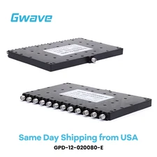 12-Way SMA Power Divider From 2 GHz to 8 GHz Rated at 30 Watts