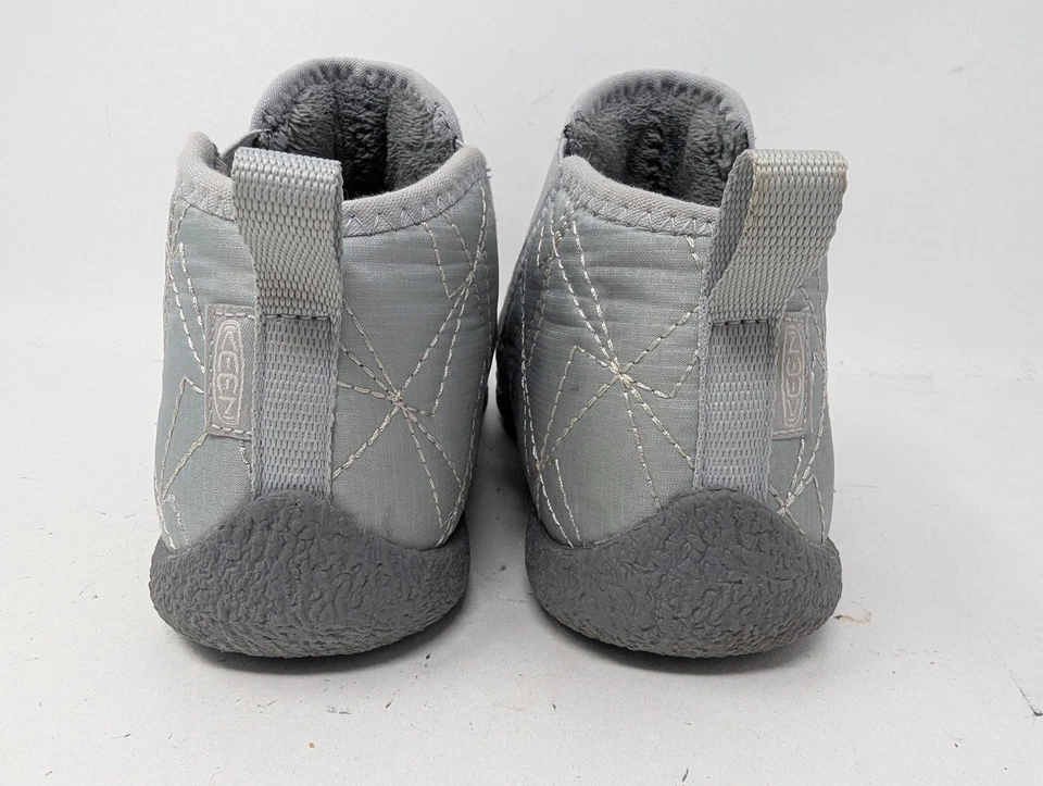 Zapatos KEEN para mujer talla 8 grises acolchados sin cordones botín pantuflas forrados de lana cálidos Foto 3 de 4