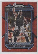 2023 Panini Prizm WWE Ruby Wave Prizm Rey Mysterio #112 d8g