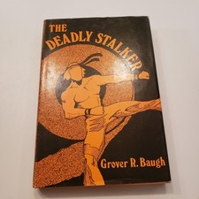 1st Edition The Deadly Stalker Grover R Baugh HC DJ Murder Vtg 1975 Book First
