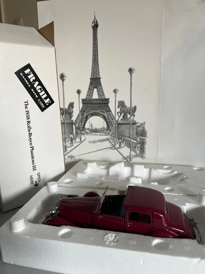 The Danbury Mint 1938 Rolls Royce Phantom III 1:24 inkl. OVP - Bild 2 von 4