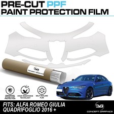 Stoßstange vorne vorgeschnitten PPF Folie Kit für Alfa Romeo Giulia Quadrifoglio 2016+