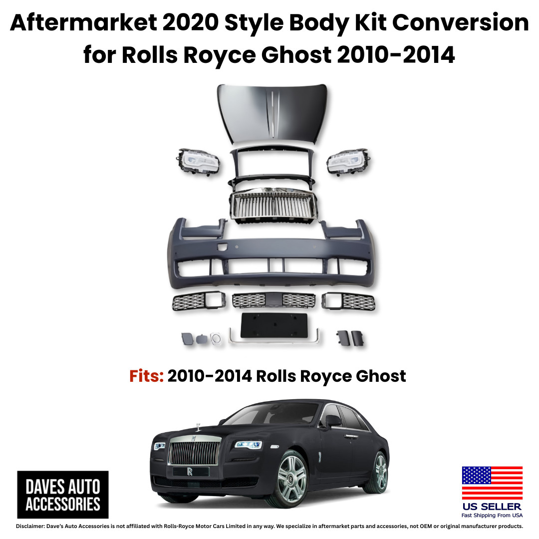 2010-2014 Rolls Royce Ghost Body Kit Conversion 2020 Facelift Style Upgrade