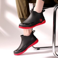 Mens Womens Wellington Rain Boots Outdoor Wellies Garden Waterproof Shoes SizeUK