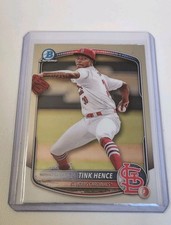 Tink Hence 2025 Bowman Chrome #BCP-101 1st Bowman RC St. Louis Cardinals