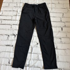 Boys Old Navy Tech Taper Quick Dry Pull On Khaki Pants Dark Blue XL 14-16