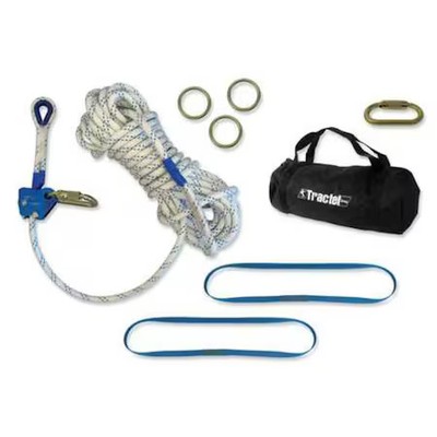 Tractel H66500 Horizontal Lifeline, 60 Ft., White/Blue