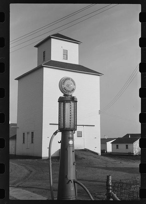 #ad #ad Cass County North Dakota 1940 Grain Elevator Gasoline Pump Red River Valley $13.49