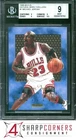 1995 E-XL NATURAL BORN THRILLERS #1 MICHAEL JORDAN BULLS HOF BGS 9