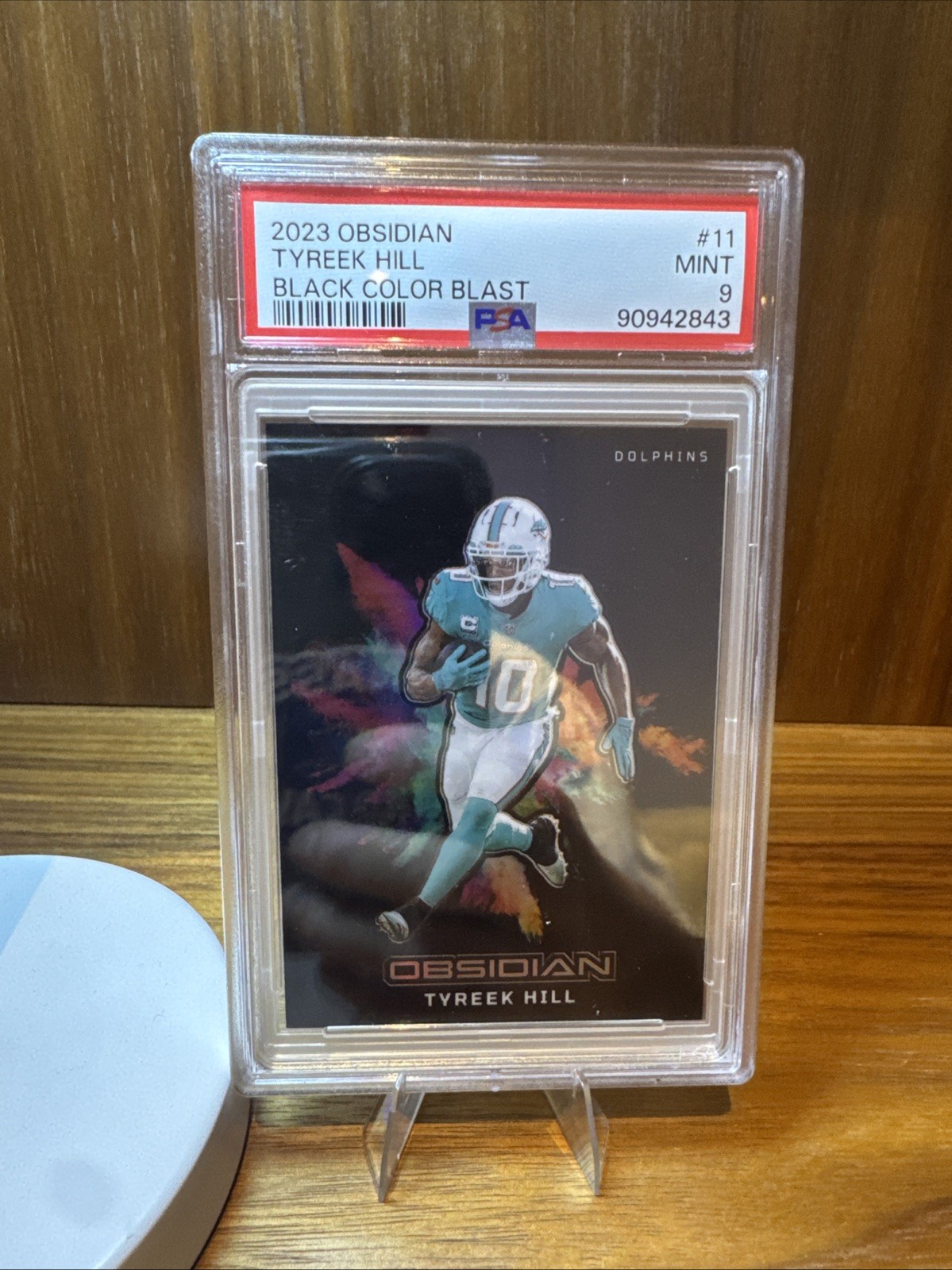 2023 Panini Obsidian - Black Color Blast Tyreek Hill #11