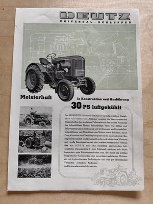 Deutz 30 HP brochure tractor hauler brochure M5