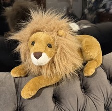 Metro Premium realistic Lion Plush Soft fur Toy Stuffed Animal floppy posture 24