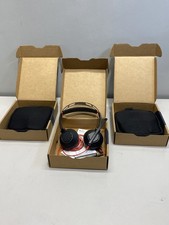 Lot of 3 Poly Blackwire 5220 Stereo USB-C Headset 3.5mm Plug USB-C/A Adapter