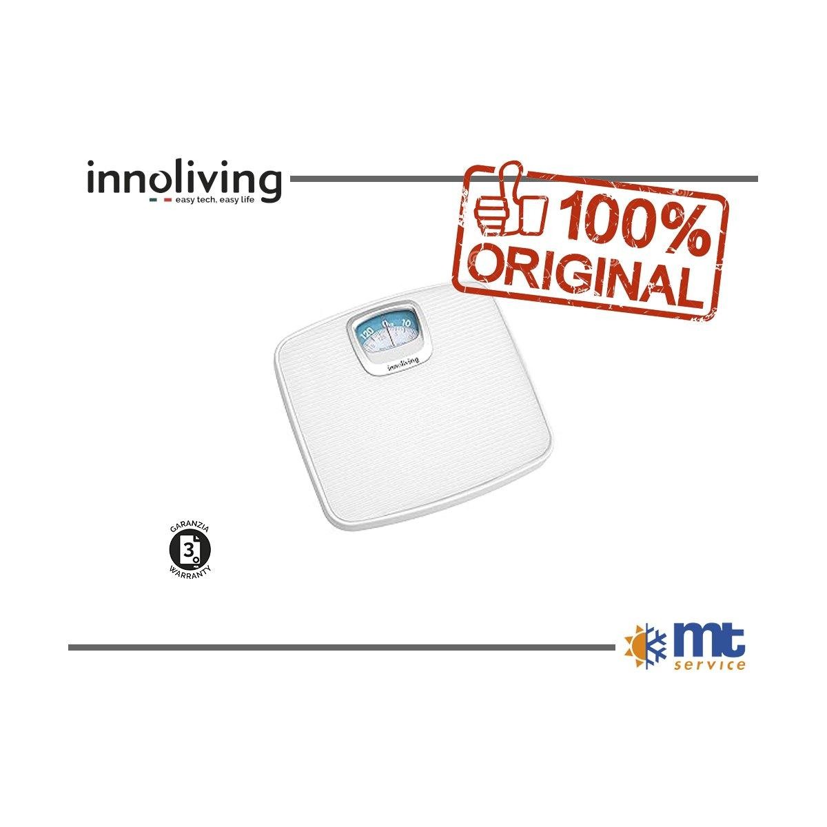 Bilancia Bianca INN114W Innoliving - Pesapersone Meccanica per Tutta la Famiglia