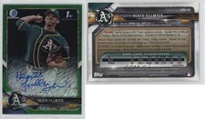 2018 Bowman Chrome Prospect Green Shimmer Refractor /99 Heath Fillmyer Auto