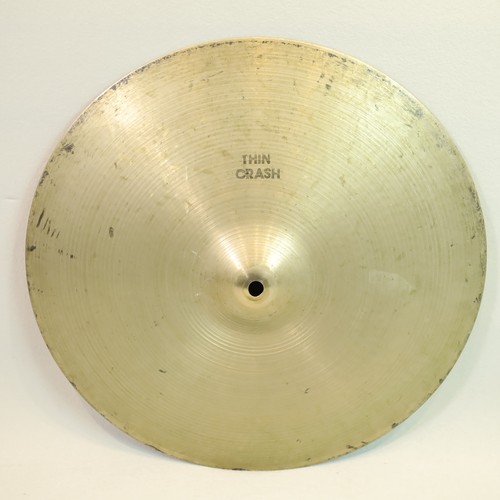 Vintage Avedis Zildjian Thin Crash 16" Hollow Ink Logo 70's Thin Stamp