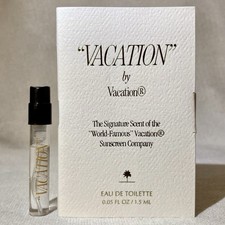 NEW Vacation by Vacation Eau de Toilette EDT Sample Spray .05 oz / 1.5 mL