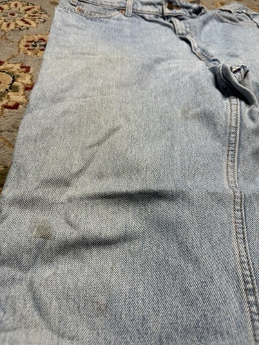 Jeans Levi’s Orange Tab 550 vintage años 90 para hombre 36 X 32 azul calce relajado de colección - Imagen 4 de 7