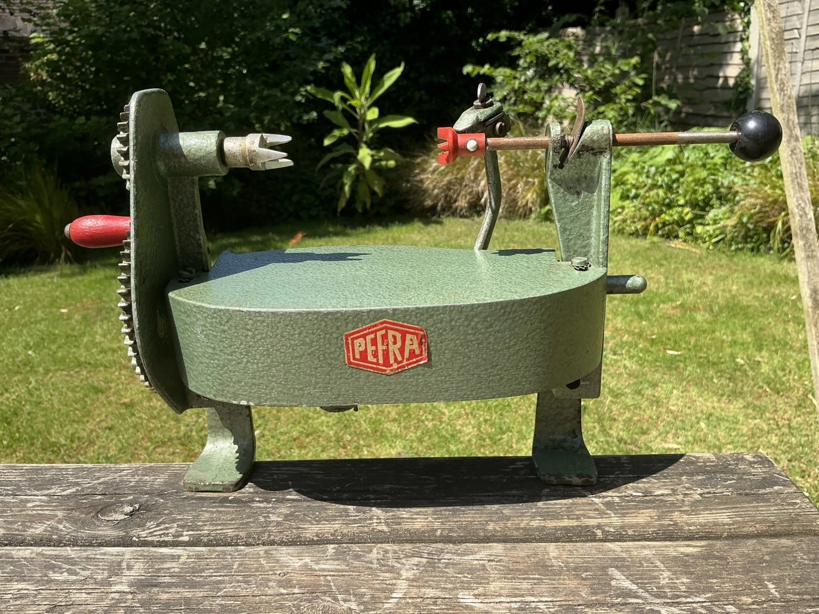 VTG Pefra table top Retro 50s Apple Peeler Slicer Corer Type 105 Industrial