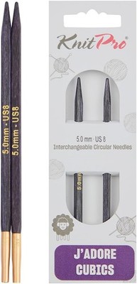 KnitPro J adore Cubics Austauschbare Nadelspitzen 5'' (13cm) | 5mm