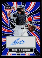 2026 Panini Stars & Stripes Baseball #NTSAC Blue Autograph Andrew Costello 27/49