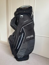 Ping Pioneer Golf Cart/Trolley Bag 15-Way Divider, Black/White, VG condition