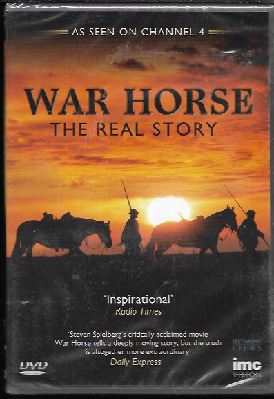 WAR HORSE THE REAL STORY CHANNEL 4 DOCUMENTARY GENUINE R2 DVD NEW/SEALED
