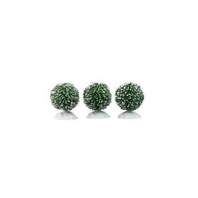 Lemax Village Collection Round Bristle Tree, Set of 3 #14006 by Lemax Village Co