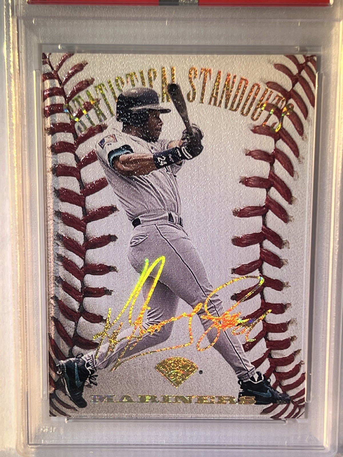 KEN GRIFFEY JR. 1995 Leaf Statistical Standouts #2 /5000 PSA 9 MINT view 2